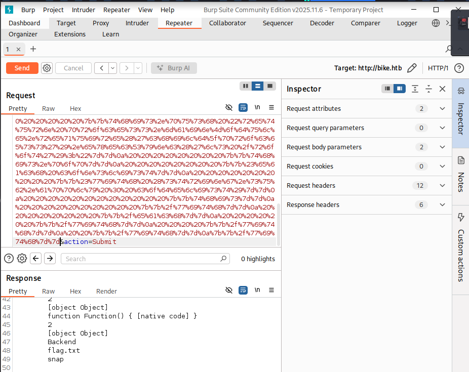 flag.txt présent dans /root