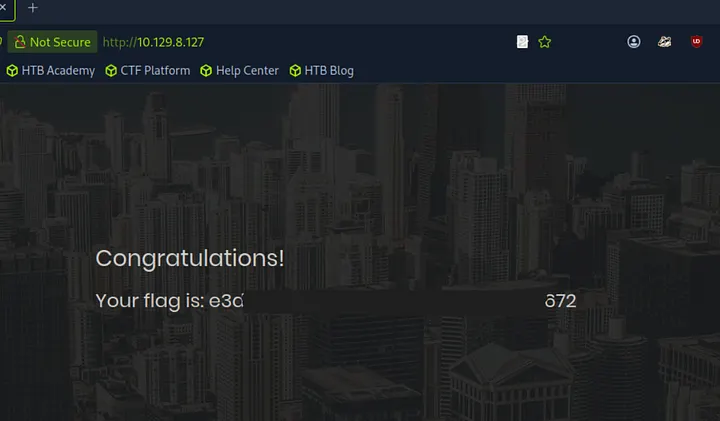 Accès obtenu et flag